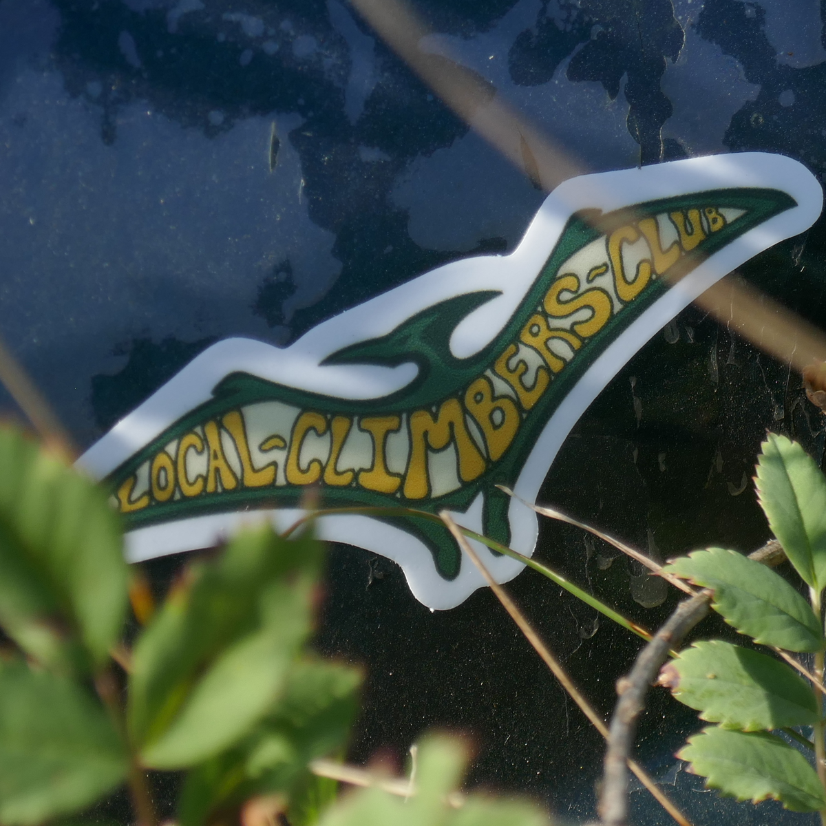 Club Sticker from Local Climbers Club for climbers, outdoor adventures, and everyday gear